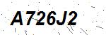 CAPTCHA verification image containing distorted text characters