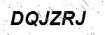 CAPTCHA verification image containing distorted text characters