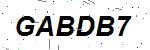 CAPTCHA verification image containing distorted text characters