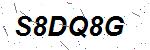 CAPTCHA verification image containing distorted text characters