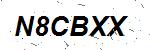 CAPTCHA verification image containing distorted text characters
