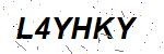 CAPTCHA verification image containing distorted text characters