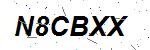 CAPTCHA verification image containing distorted text characters