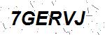 CAPTCHA verification image containing distorted text characters