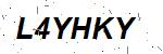 CAPTCHA verification image containing distorted text characters