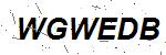 CAPTCHA verification image containing distorted text characters