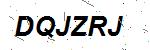 CAPTCHA verification image containing distorted text characters