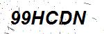 CAPTCHA verification image containing distorted text characters