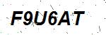 CAPTCHA verification image containing distorted text characters