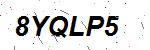 CAPTCHA verification image containing distorted text characters