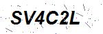 CAPTCHA verification image containing distorted text characters