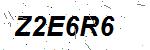 CAPTCHA verification image containing distorted text characters