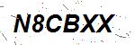 CAPTCHA verification image containing distorted text characters