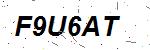 CAPTCHA verification image containing distorted text characters