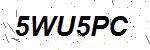 CAPTCHA verification image containing distorted text characters