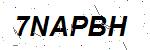 CAPTCHA verification image containing distorted text characters