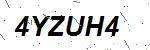 CAPTCHA verification image containing distorted text characters