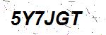 CAPTCHA verification image containing distorted text characters