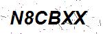 CAPTCHA verification image containing distorted text characters