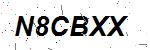 CAPTCHA verification image containing distorted text characters