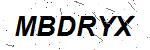 CAPTCHA verification image containing distorted text characters