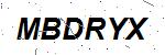CAPTCHA verification image containing distorted text characters