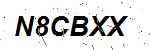 CAPTCHA verification image containing distorted text characters