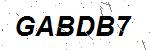 CAPTCHA verification image containing distorted text characters