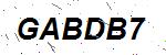 CAPTCHA verification image containing distorted text characters