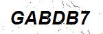CAPTCHA verification image containing distorted text characters
