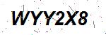 CAPTCHA verification image containing distorted text characters