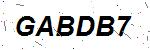 CAPTCHA verification image containing distorted text characters