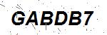 CAPTCHA verification image containing distorted text characters