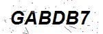 CAPTCHA verification image containing distorted text characters