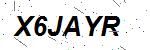 CAPTCHA verification image containing distorted text characters