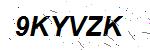 CAPTCHA verification image containing distorted text characters