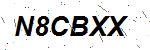 CAPTCHA verification image containing distorted text characters