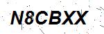 CAPTCHA verification image containing distorted text characters
