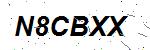 CAPTCHA verification image containing distorted text characters