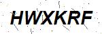 CAPTCHA verification image containing distorted text characters
