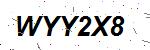 CAPTCHA verification image containing distorted text characters