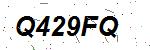 CAPTCHA verification image containing distorted text characters