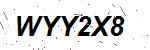 CAPTCHA verification image containing distorted text characters