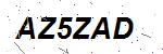 CAPTCHA verification image containing distorted text characters