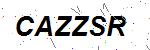 CAPTCHA verification image containing distorted text characters
