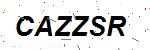 CAPTCHA verification image containing distorted text characters