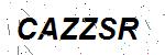 CAPTCHA verification image containing distorted text characters