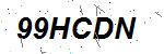 CAPTCHA verification image containing distorted text characters
