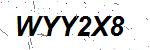 CAPTCHA verification image containing distorted text characters