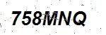 CAPTCHA verification image containing distorted text characters